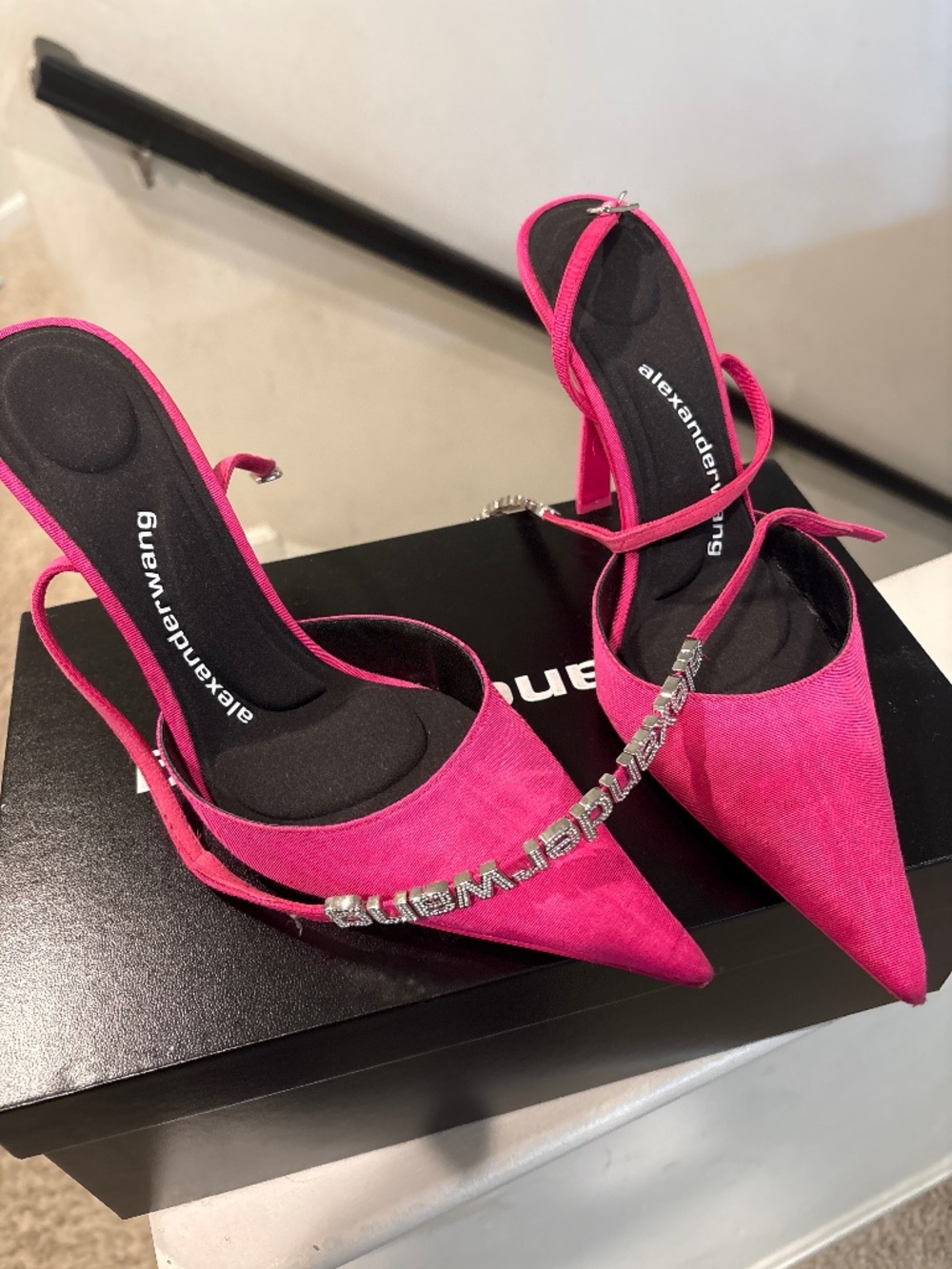 Size 8.5 Alexander Wang hot pink